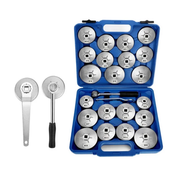 Haina 23dílná Sada Na Demontáž Olejových Filtrů, Hliníkový Odlitý HA-1423