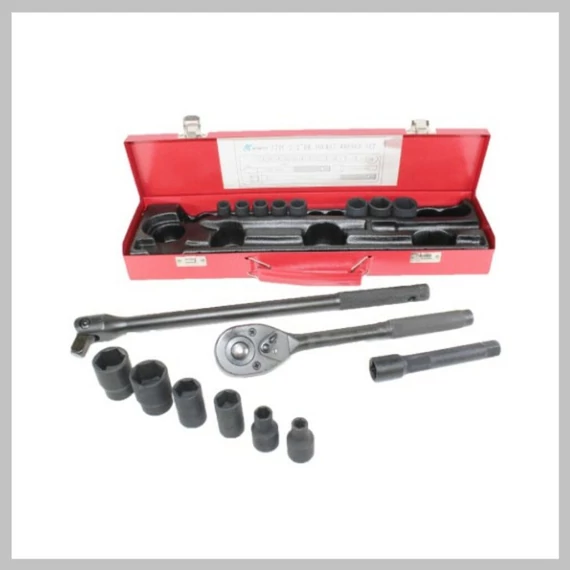 Haina Sada nástrčných klíčů 17 kusů 1/2“ zesílená HB-6390