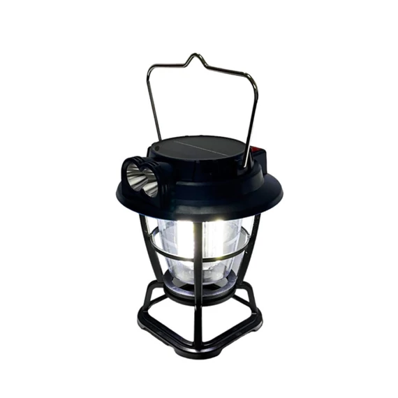 Hurry-Bolt dobíjecí LED svítilna se solárním panelem - HB9588L