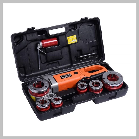 Haina HM6845 Elektrická řezačka trubek 2800W, 6 řezných hlav, 1/2„ - 3/4“, 1„ - 1-1/4“, 1-1/2“ - 2“