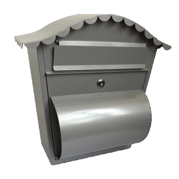 Poštovní schránka 370x360x135mm ocel s práškovým nástřikem, s držákem na noviny HMB3637