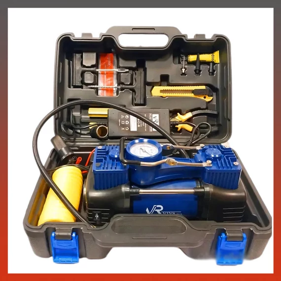 Hitman 12V Autokompressor und Reifenreparatur-Set HT-ACP-6824LR