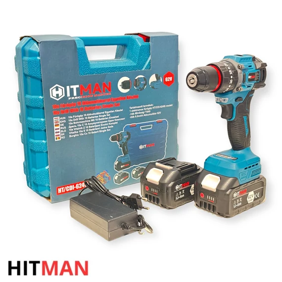 Bezuhlíkové akumulátorové zahradní nůžky HITMAN 62V HT/BSCS-6805I