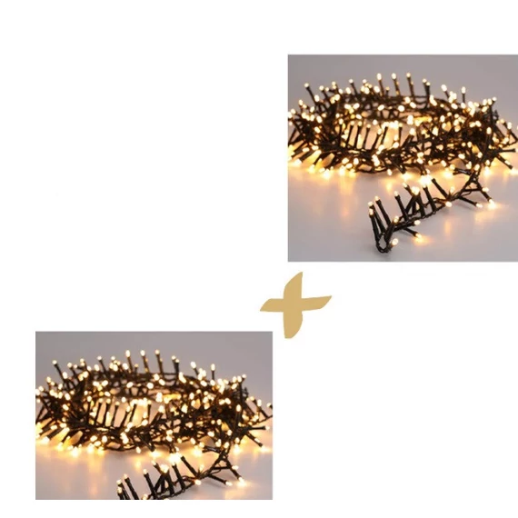Světlo strunové 180led teplá bílá 8m KE21-1031 1+1