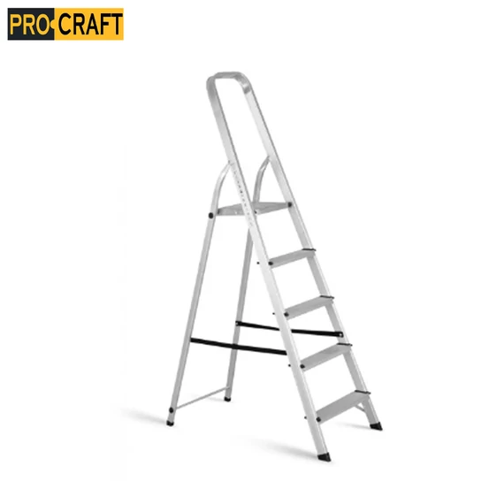 Jednostranné hliníkové schůdky 4 stupně Procraft PLA2.84
