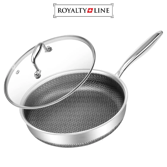 Royalty Line 20 cm pánev s hybridní technologií s poklicí RL-HC20L