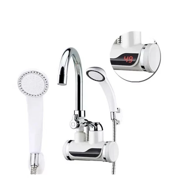 Elektrická baterie průtokového ohřívače vody se sprchou