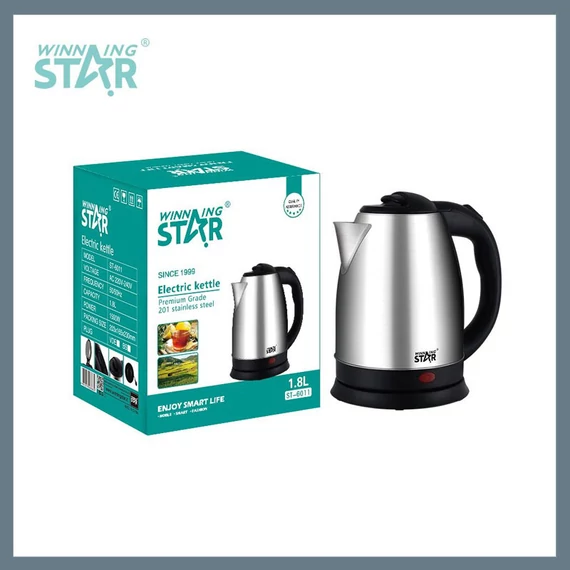 Winning Star Nerezová elektrická konvice 1,8 l ST-6011