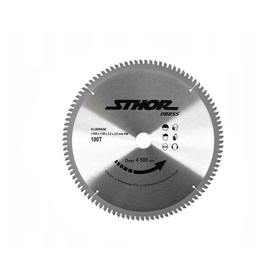 STHOR Pilový kotouč na hliník 300 x 30 x 2,0 mm / 100T TO-08855