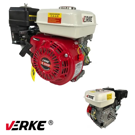 VERKE benzinový motor 196 m3 6,5 HP 20 mm V60253