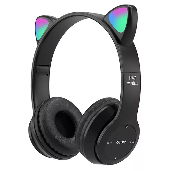 Bluetooth sluchátka s kočičími oušky Y47BT