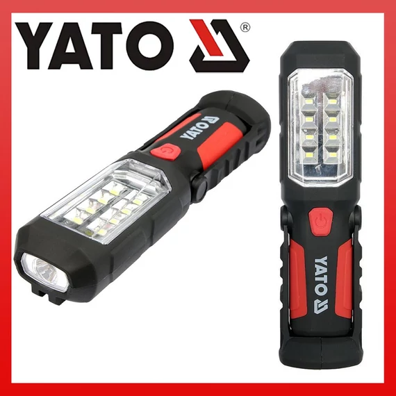 YATO LED dílenská lampa na baterie (8+1 LED) YT-08513