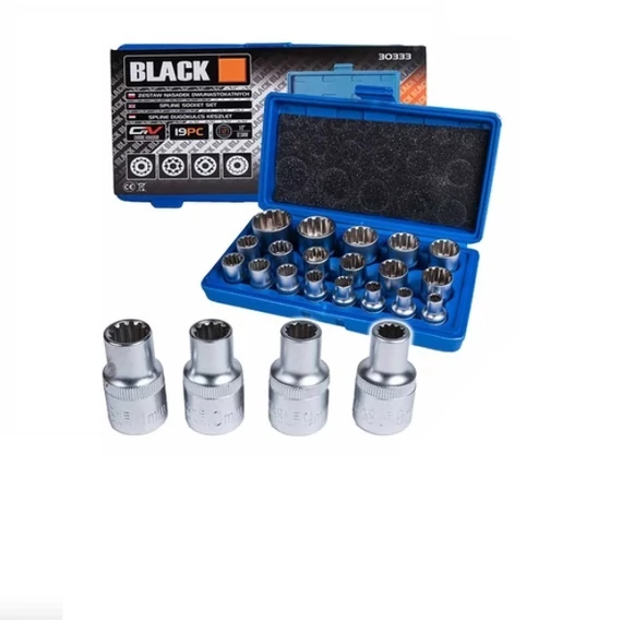 BLACK KLÍČŮ ČERNÁ SPLINE 19KS 30333