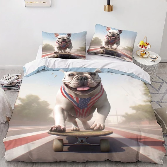 Kvalitní ložní prádlo Happy Dogs 6 G-04, 7 kusů