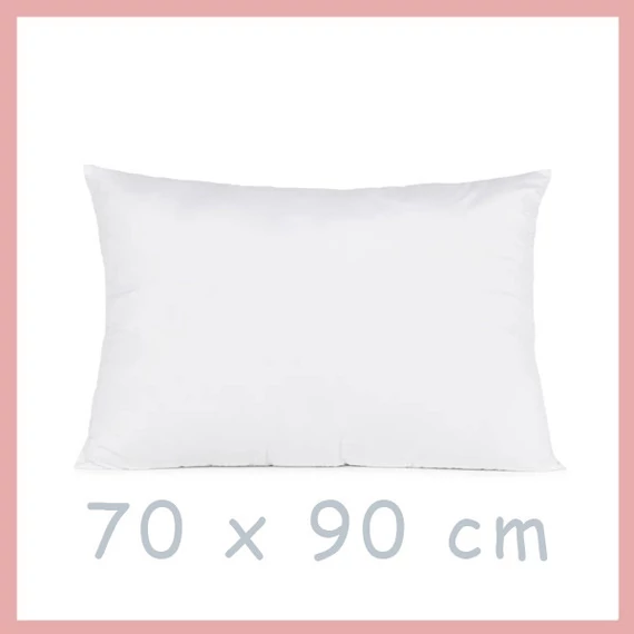 Bílý polštář 70 cm x 90 cm