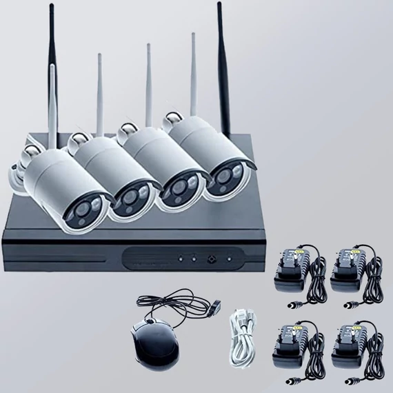 Sada bezdrátového bezpečnostního kamerového systému HD Nvr