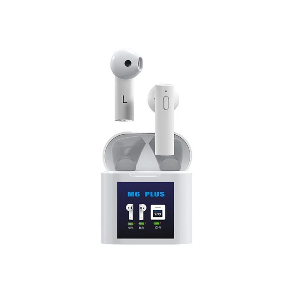 Air M6 Plus s teploměrem - Bluetooth sluchátka TWS holm3162