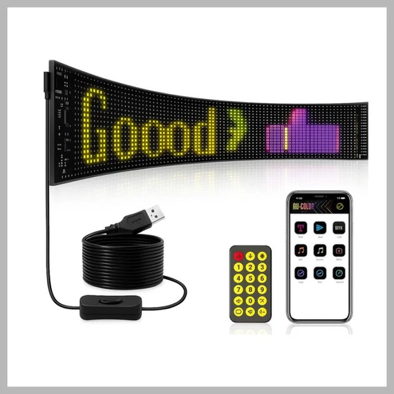 LED Matrix Panel – barevný displej s dálkovým ovládáním – KE25-199