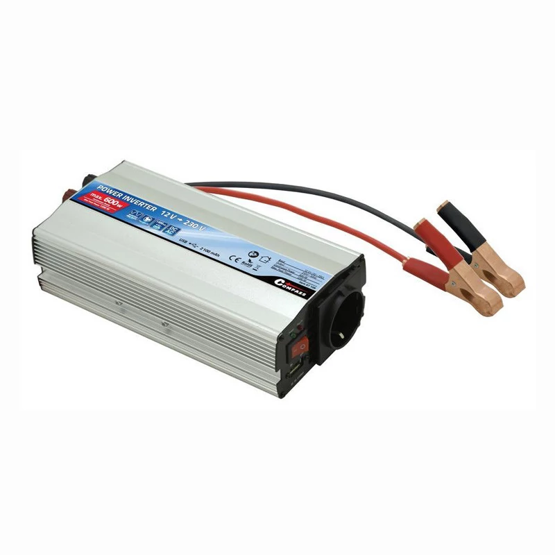 Compass Měnič napětí, 12/230 V, 600 W + USB 07109