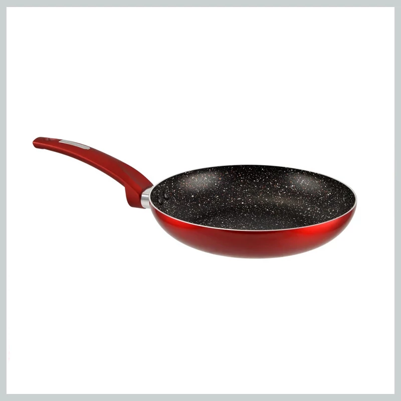 Perfect Home Metal Red Comfort nepřilnavá hliníková pánev 24x4,5 cm, indukční 14220
