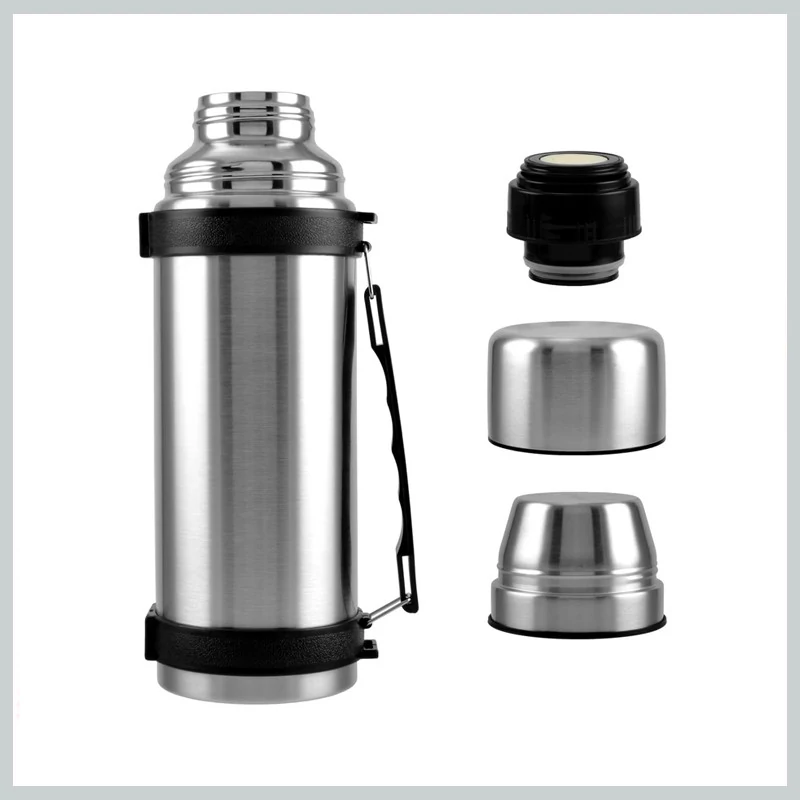 Perfect Home Turistická termoska z nerezové oceli 1100 ml se dvěma šálky 14459