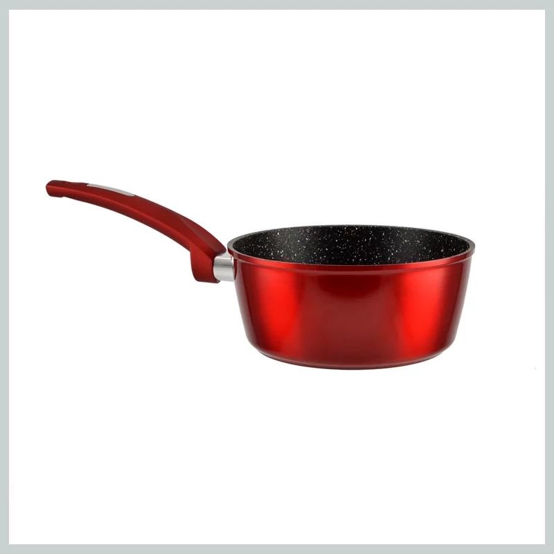 Perfect Home Metal Red Line nepřilnavý hliníkový rendlík bez poklice 18 cm, indukční 15713