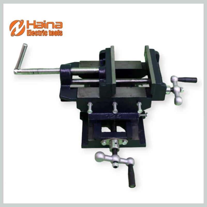 Haina HM6303 - Precizní Strojní Svěrák, 125 mm, Křížový Posuv