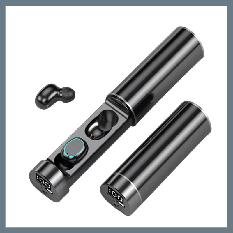 Bezdrátová Bluetooth sluchátka, válcový design BT10