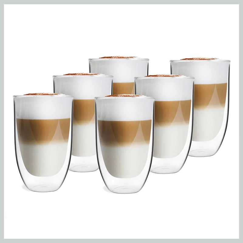 Sada dvojitých latte sklenic 330 ml ADG.I-H324