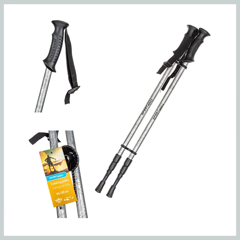 SPORTWELL Trekingové hole s twist lock zámkem 52932017