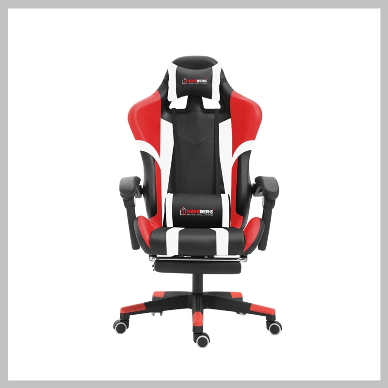 Herzberg Tric Gamer Křeslo červené HG-8083-RED
