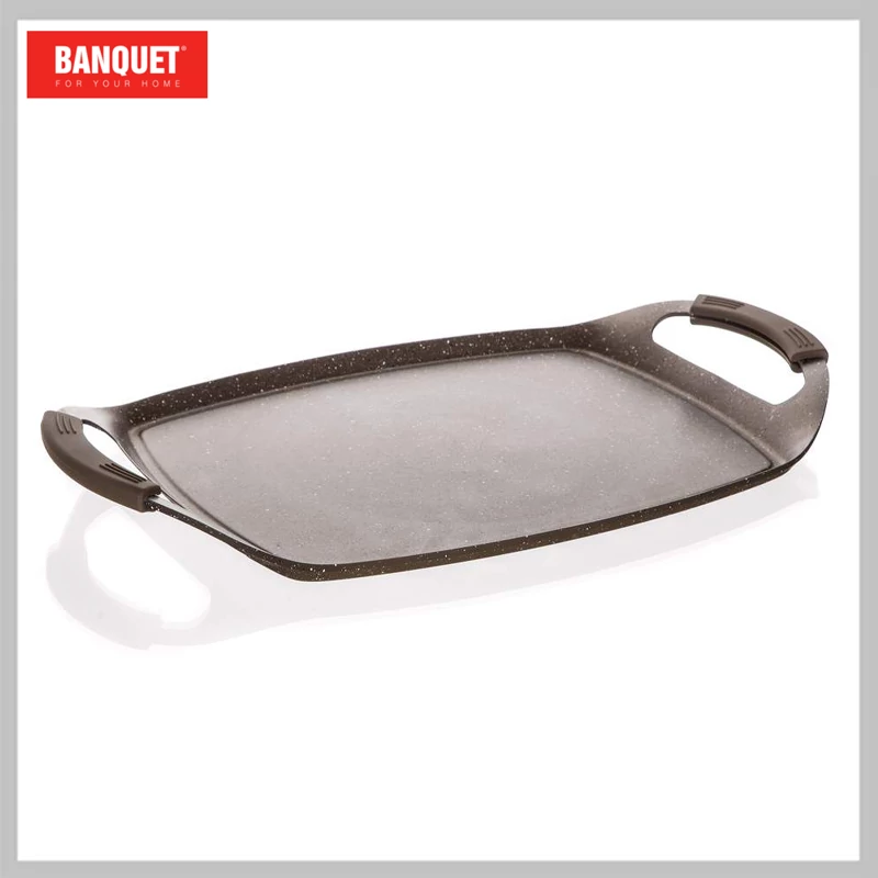 BANQUET Grilovací deska GRANITE Tmavě hnědá 47 x 28 cm 40051411
