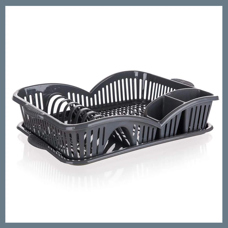 BANQUET myKITCHEN plastový odkapávač na nádobí, 45 x 31 x 8 cm, antracit 55071768