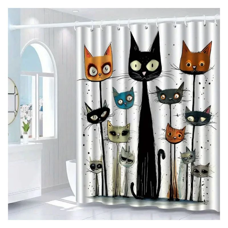 CATS polyester sprchová závěs RK640762