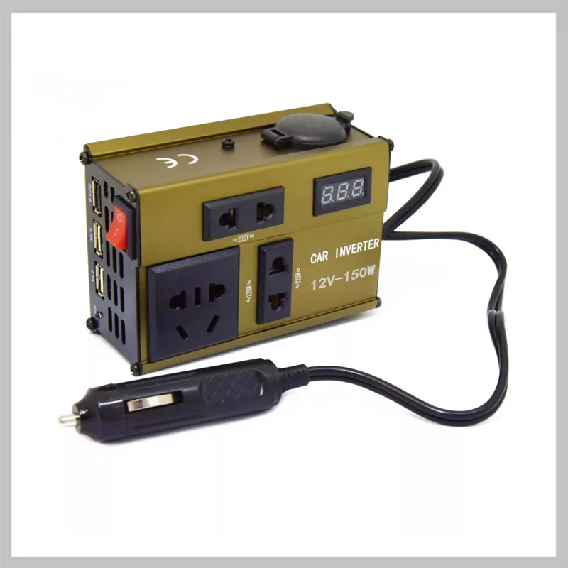 Mini automobilový měnič napětí 150W KE22-583