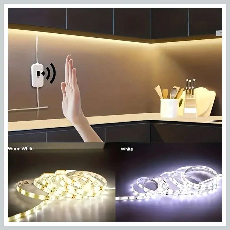 Chytrý LED pásek s pohybovým senzorem 10 m, teplá bílá ME26164010mmf