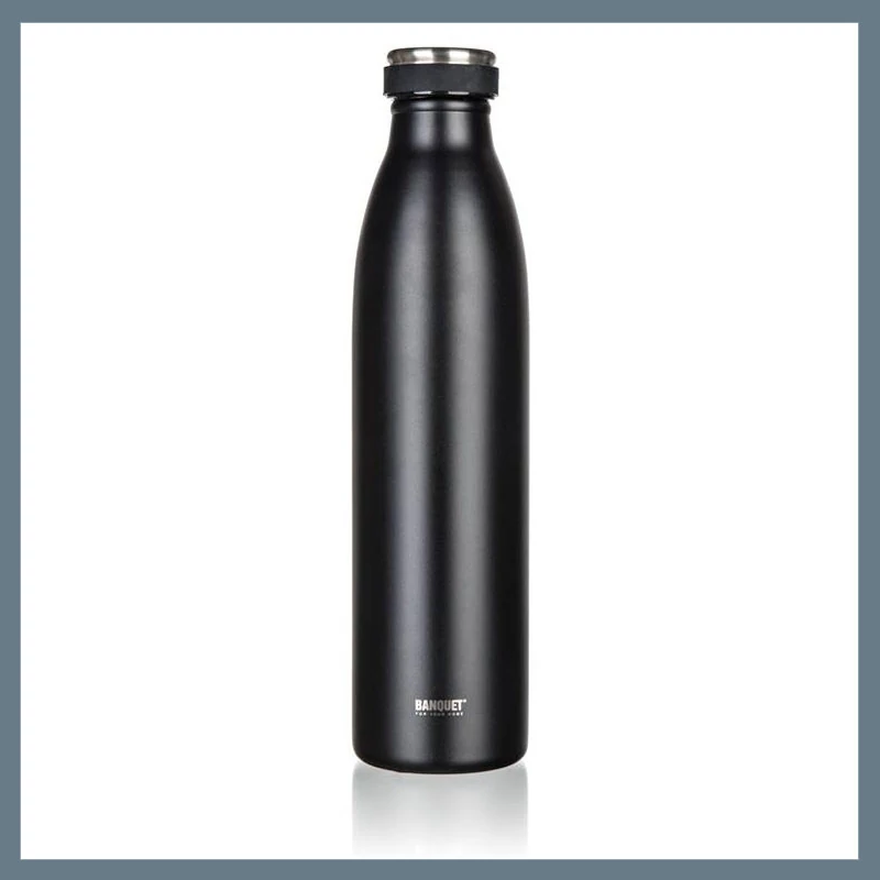 BANQUET SANS nerezová termoska 750 ml, černá 48786258