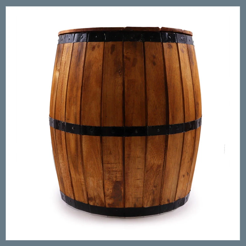 Stůl ze sudu na pivo a držák na slunečník 60 × 48,5 cm BTS-05