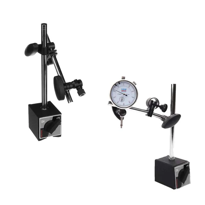 Černý magnetický stojan s měřičem 27517