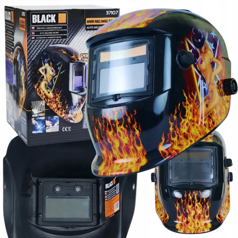 BLACK Automatický svářečský štít – 37107