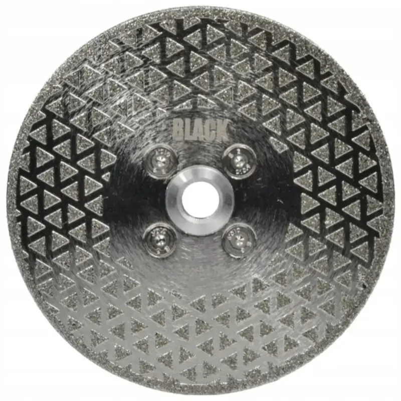 BLACK Diamantový Řezný a Brusný Kotouč 125 mm na Kámen, Beton, Keramiku – 40056
