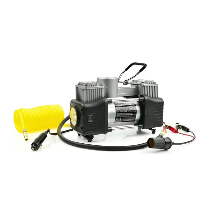 Black auto mini kompresor s LED osvětlením 48303