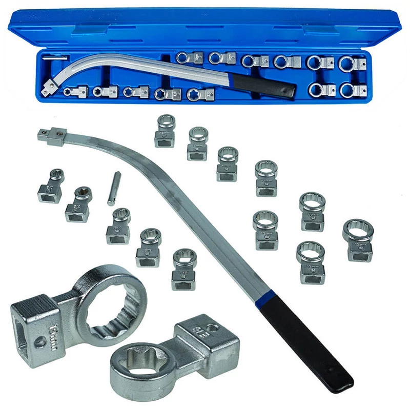 Black sada torx klíčů napínák klínového řemene, 12 ks, 455 mm – 16249