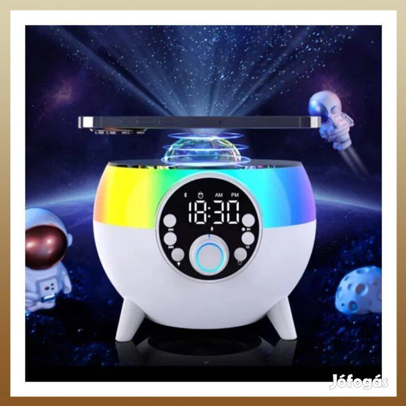 Starry Sky Light Bezdrátová Nabíječka a Bluetooth Reproduktor BT-2203 RGB
