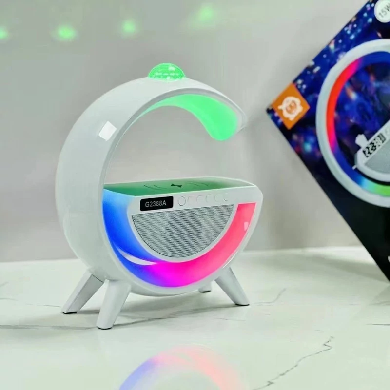 Bezdrátové nabíjecí bluetooth hodinky RGB LED G2388A