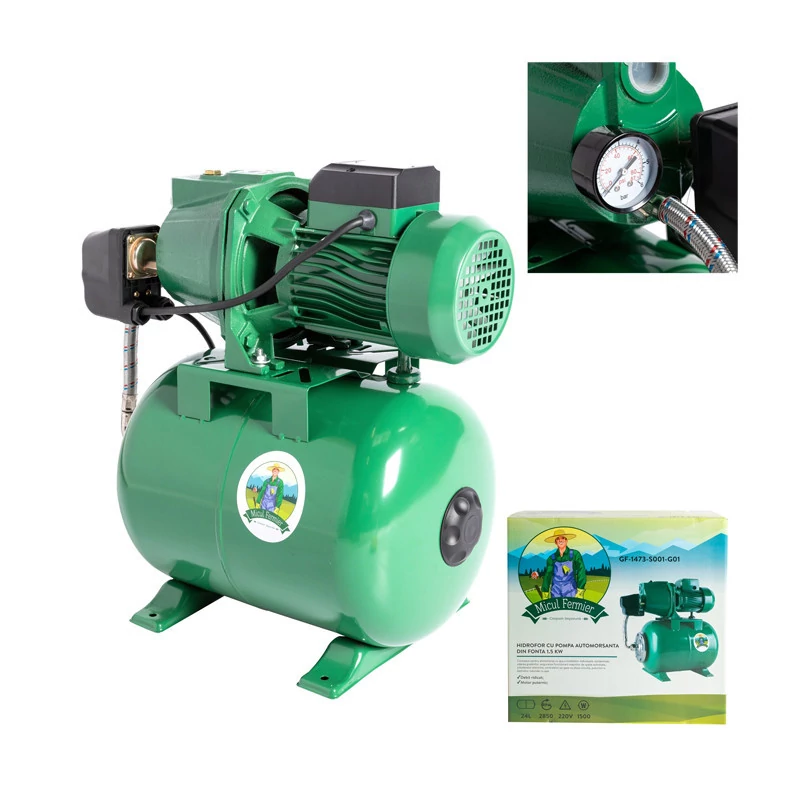 Samonasávací Litinové Čerpadlo s Hydroforem 1,5 kW GF-1473