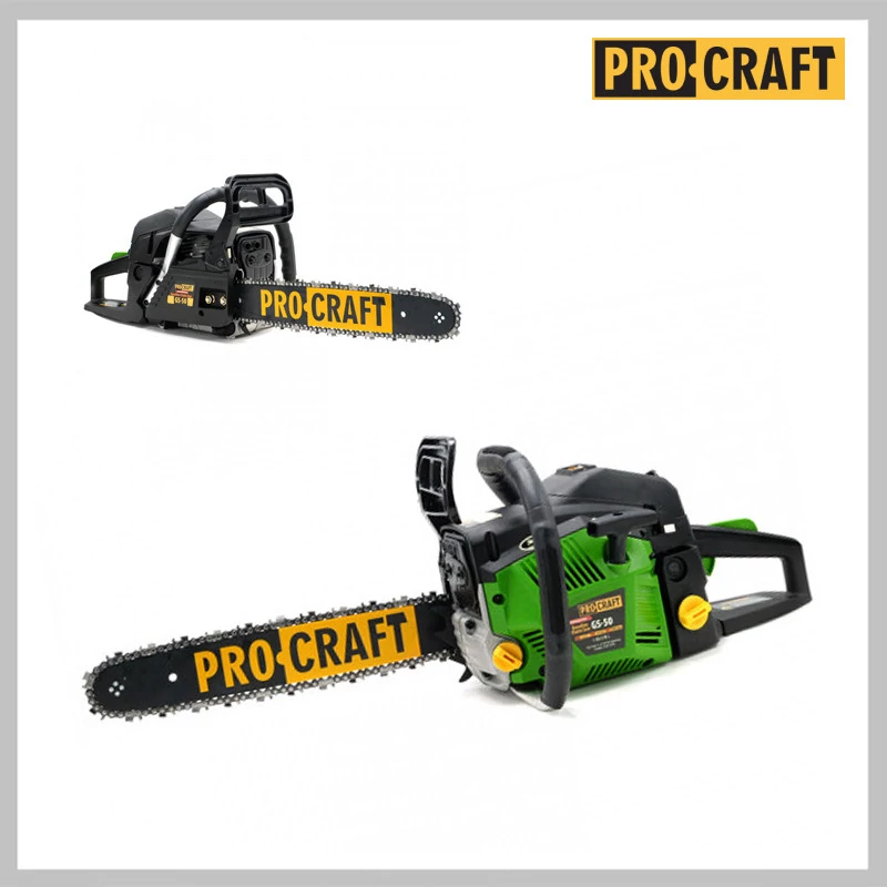 Procraft benzinová řetězová pila 52 ccm GS50