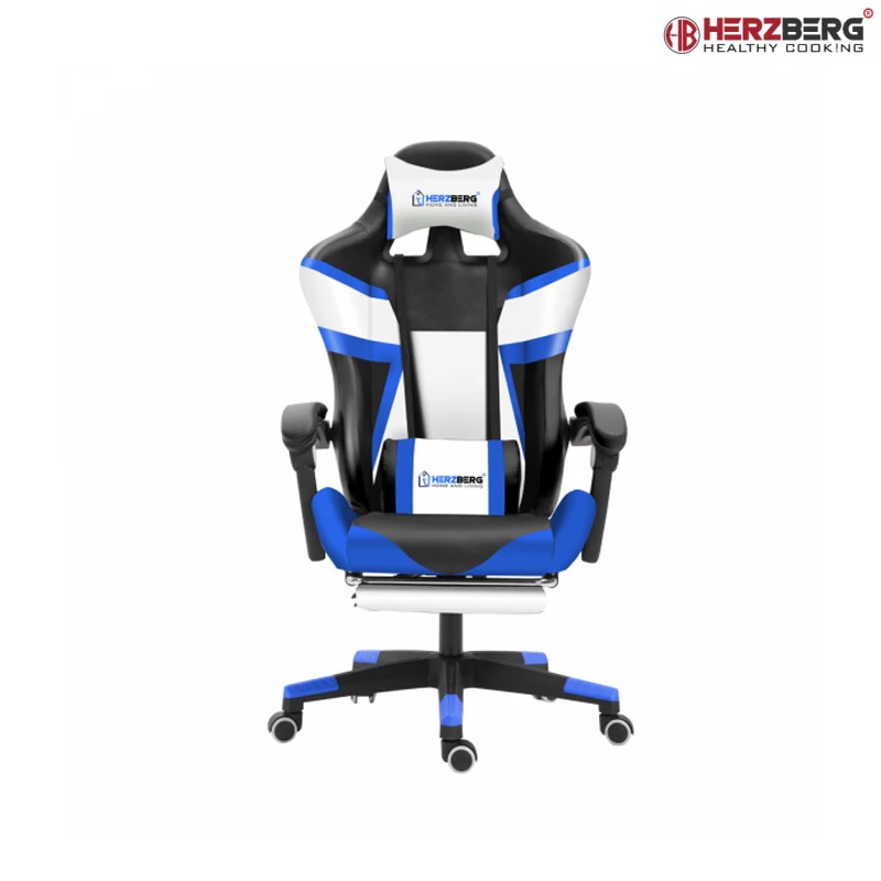 Herzberg Tricolor hráčská a kancelářská židle hnědá HG-8082B