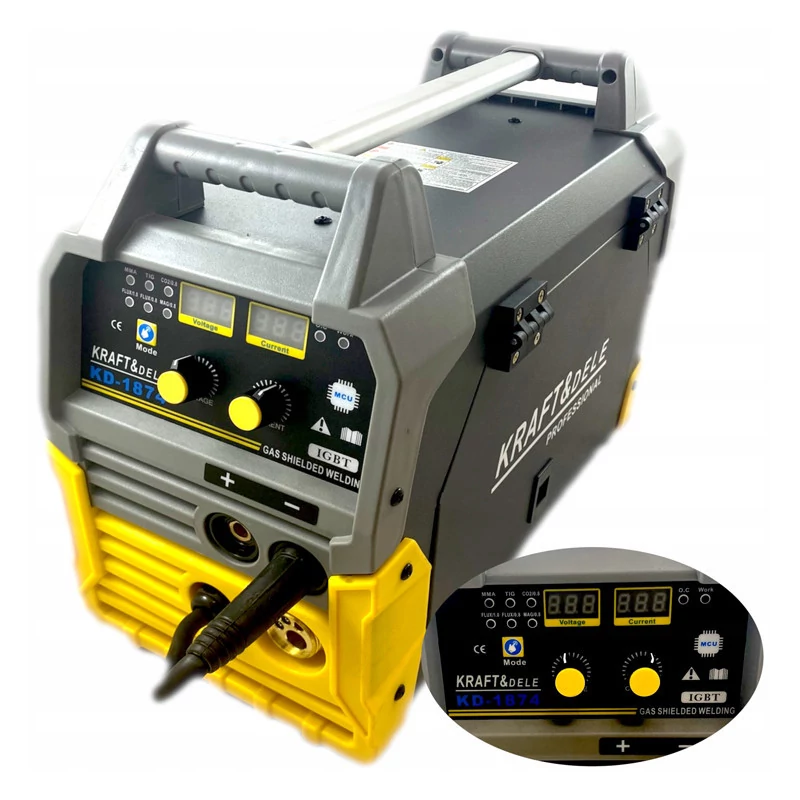 INVERTOROVÁ SVAŘÁČKA MIG MAG FCAW MMA TIG LIFT LCD 40-250A KD1874