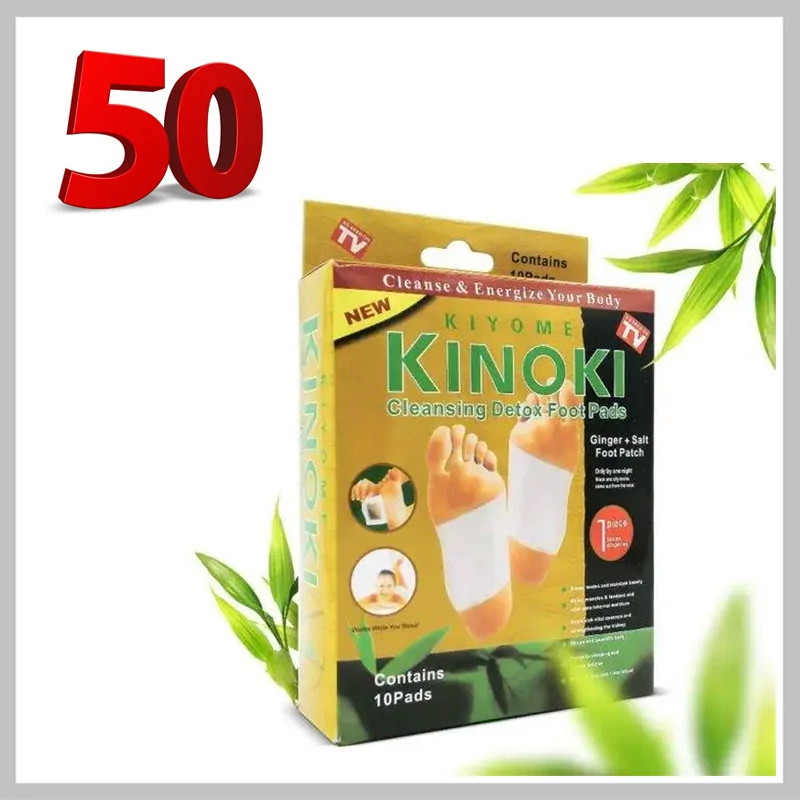 Kinoki detoxikační náplasti na chodidla 50 ks – Akce